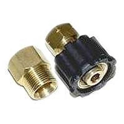 Aw-0017-0035 Screw Connect 3/8 In Fnpt X M22, 2 Piece Brass Connector