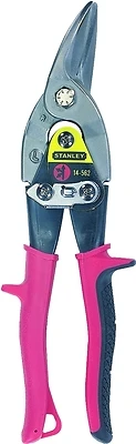 10 In. Left Cut Aviation Snips With Titanium-nitrate Coated Blades