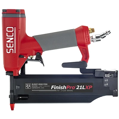 Finishpro 21lxp 21 Gauge Pneumatic Pin Nailer With 100 Magazine Capacity