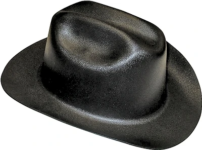 3007313 Western Outlaw Hard Hat, Black, 4-point Ratchet, Ansi Class C, E, G, Fits 6-1/2 To 8