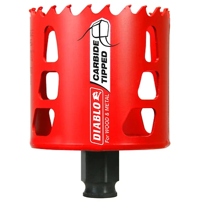 Diablo DHS2687CT Hole Saw, Carbide-Tipped, 2-11/16 In.