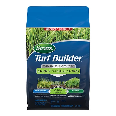 Scotts 23001 Turf Builder Triple Action Built For Seeding, 17.2 Lbs.