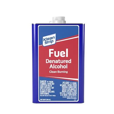 Denatured Alcohol Fuel, Clean Burning, Qt.