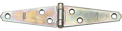 Strap Hinge, Light Duty, Zinc, 3 In.