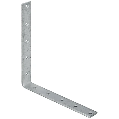 National Hardware N220-244 Corner Brace, Galvanized Steel, 10 x 1-1/4 In.