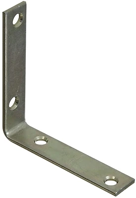 National Hardware N264-200 Corner Brace, Zinc, 3-1/2 x 3/4 In.