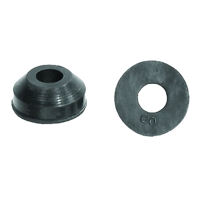 Danco 35090B Faucet Washer #00, 1/2 In. Dia., Rubber, 1 Pk