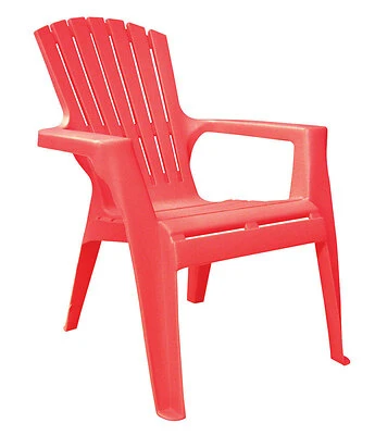 Adams 8460-26-3731 Kids' Adirondack Chair, Polypropylene, Cherry Red