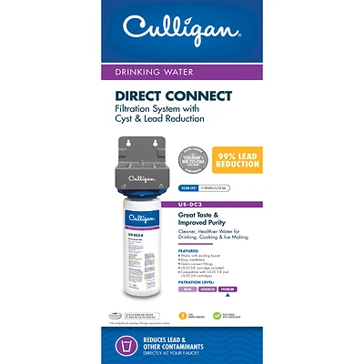 Culligan US-DC3 Direct Connect Filter, 4750 Gal, 1.5 GPM