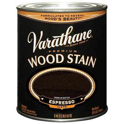 Espresso Premium Oil-Based Interior Wood Stain, Qt.