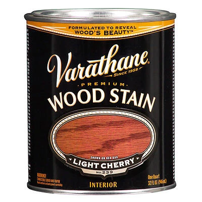 Premium Wood Stain, Light Cherry, 1-Qt.