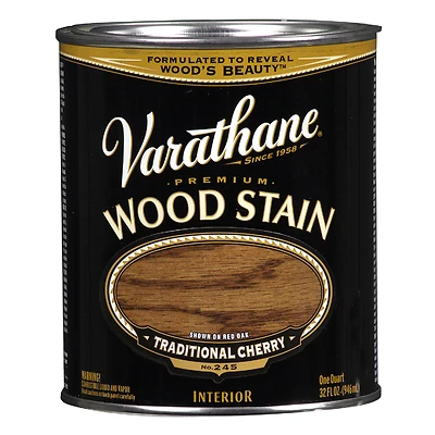 Traditional Cherry Premium Oil-Based Interior Wood Stain, Qt.