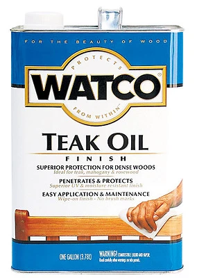 Watco 67132 Teak Oil Finish, 1 Gallon