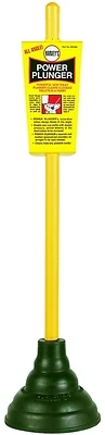 Harvey 090300 Power Plunger, Flexible Rubber Cup, 21 In., 6 Pk
