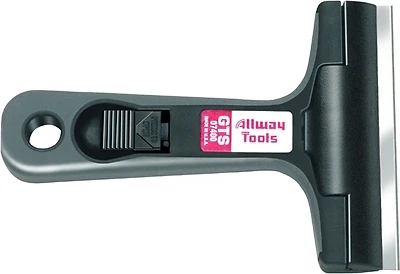 Allway GTS Glass and Tile Scraper, 4 In. Blade, Soft-Grip Handle
