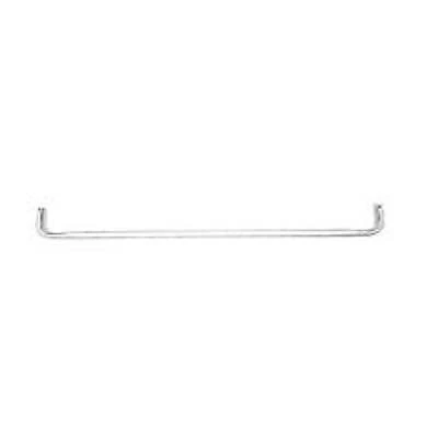 27-48 Inch Heavy Duty Single Curtain Rod Model 13281 - White