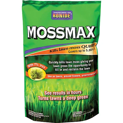 Bonide 60730 MossMax Granular Lawn Moss Killer, 20 Lb