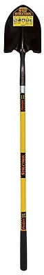 S600 Round Point Shovel, 48 In Fiberglass Handle, 14 Gauge Steel Blade