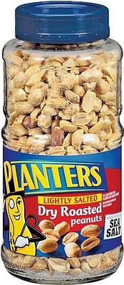 Dry Roasted Lightly Salted Peanuts, 16 oz.