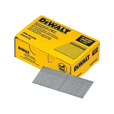 1-1/4 In. 16 Ga. Angled Strip Finish Nails 20 Deg Smooth Shank 2500 Pk