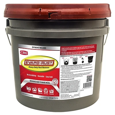 Evapo-Rust ER018 Rust Remover With Dip Basket, 3.5 Gal Liquid