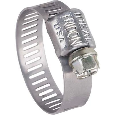 Ideal Tridon 6260453 Micro-Gear Hose Clamp, Stainless Steel, 5/16-5/8 In.