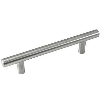 Melrose 3-3/4 In. (96 Mm) Brushed Satin Nickel T-bar Cabinet Pull 1 Pk