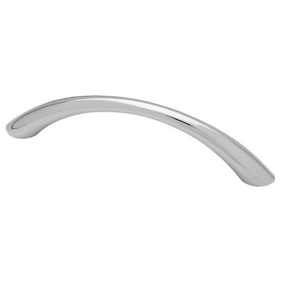 Tapered Bow Pull 3-3/4 In. Polished Chrome, Model 75126, Contemporary Design