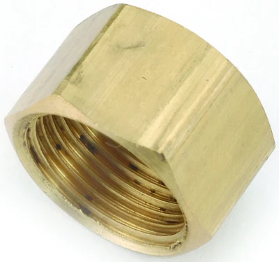 Anderson Metals 730081-10 Brass Compression Cap, 5/8 In.