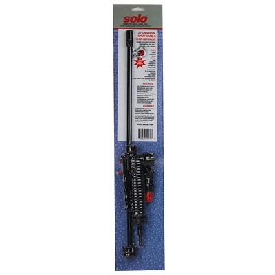 Garden Sprayer Wand & Shut-Off Valve, Universal Fit, 28-In. Wand
