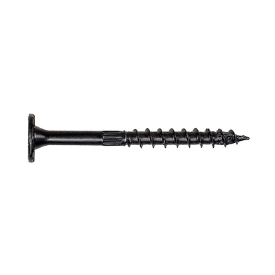 Simpson Strong-Tie Outdoor Accents Structural Wood Screws, 0.220 x 3-1/2 In., Black, 12-Pk.