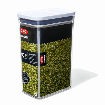 OXO Good Grips POP 11234500 Food Storage Container, Clear Plastic, 2.7 Qt.
