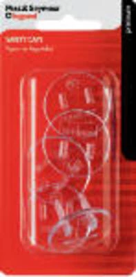 Pass & Seymour Clear Electrical Safety Caps, 5-Pk.