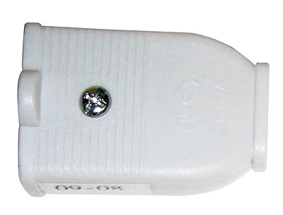Pass & Seymour 15A White Polarized Connector