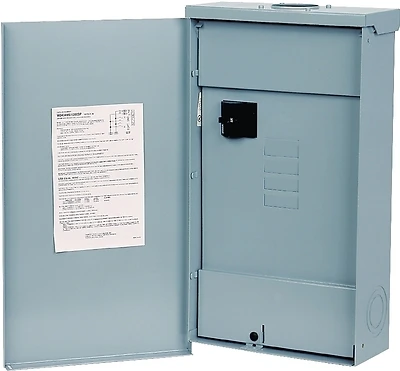 Load Center, 200-Amp, 4 Circuit, Main Breaker Installed