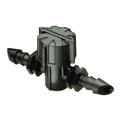 Rain Bird BVAL25-2S Drip 1/4 In. Barbed On/Off Valve, 2-Pack
