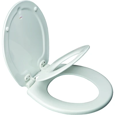 Next Step Child/Adult Toilet Seat, Round, Wbite