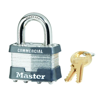 1ka 2002 Keyed Alike Laminated Steel Padlock, 5/16 In Dia Shackle