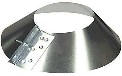 Storm Collar, Galvanized, 3 In.