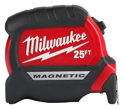 25 Ft. X 1 In. Compact Wide Blade Magnetic Tape Measure, Model 48-22-0325