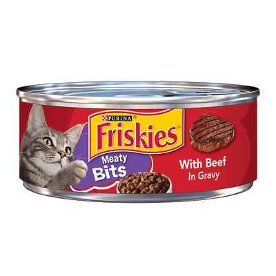 Cat Food, Sliced Beef With Gravy, 5.5-oz. Can