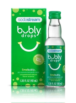 SodaStream 1025211010 Bubly Fruit Drops, Lime, 40 mL Bottle