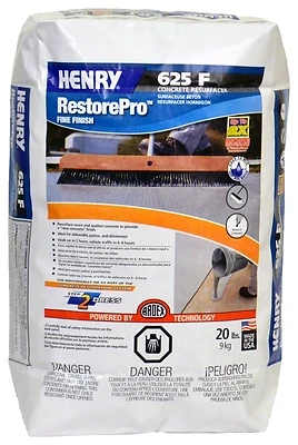 Henry 16363 RestorePro Concrete Resurfacer, Gray, 20 Lb