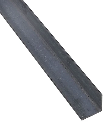 Stanley Hardware N215-483 Steel Solid Angle, 2 In. Leg, 48 In. L, 1/8 In. Thick