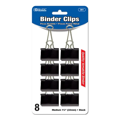 Bazic Products Medium Binder Clips 8 pk