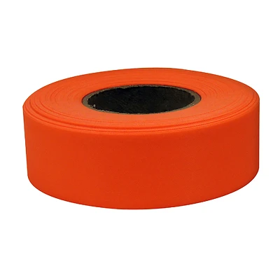 1.18 In. W X 50 Yd L Orange Flagging Ribbon - Durable And Versatile