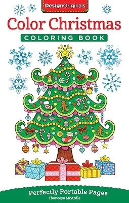 Color Christmas Coloring Book: Perfectly Portable Pages For Holiday Art Designs
