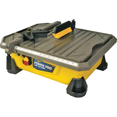 Power Pro 7 In. Corded Wet Tile Saw 6.5 Amps 1 Hp 3600 Rpm