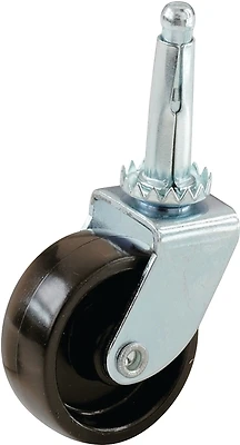 Shepherd Hardware 9559 Swivel Stem Casters, 1-5/8 In, 60 Lb, 4 Pk