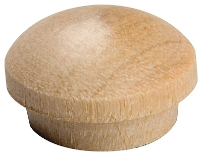 8400.38 Dp 3/8" Oak Wooden Buttonhead Plugs, 12 Count, Unfinished Hardwood